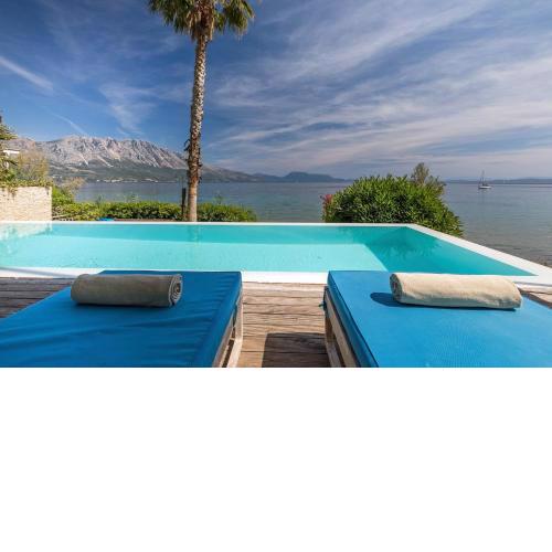 Villa Madouri 5 bed seafront villa with private pool