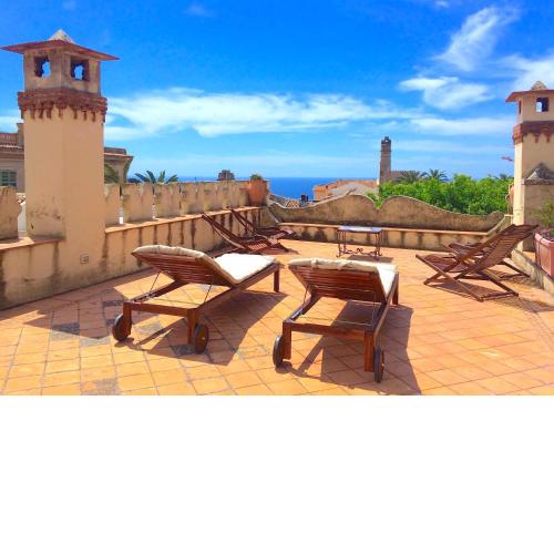 VILLA MIMOSA Taormina Rooftop Terrace
