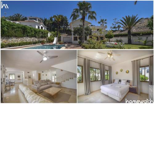 Villa on the best beach in Las Chapas, Marbella