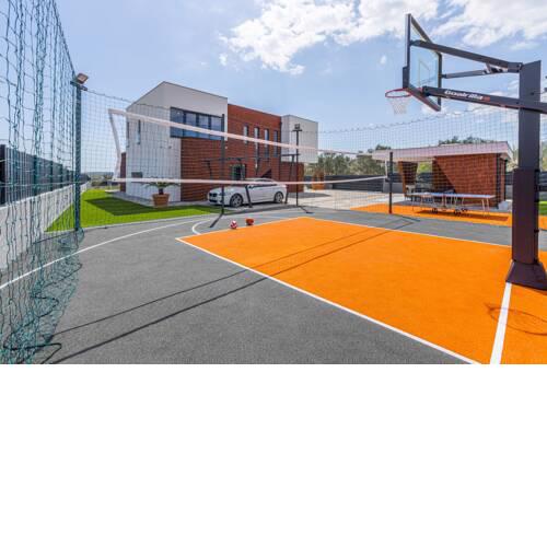 Villa SEVEN HEARTS with heated pool and private basketball playground near Split