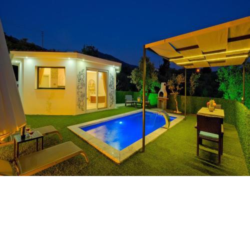 Villa with Garden and Jacuzzi for 2 People in Fethiye - AWZ 221