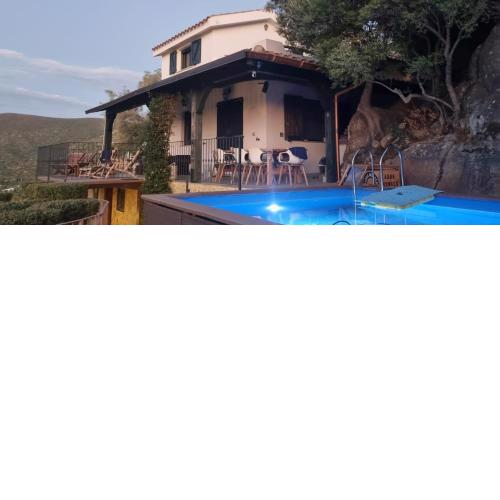 Villetta with heated pool and panoramic view