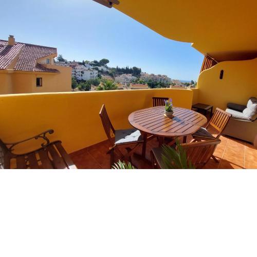 VistaBella, terraza y piscinas, 4pax, Fuengirola