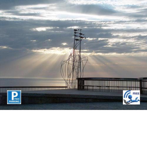 Vistas 180º al mar/puesta de sol/Free Wifi-parking
