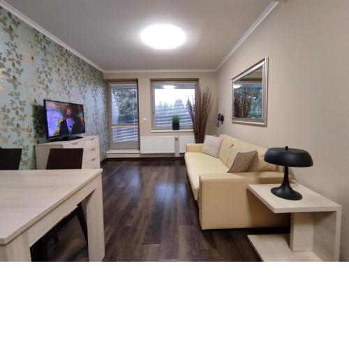 WELLNESS APARTMÁN RESIDENT HARRACHOV C308 Horský apartmán 2KK s velkou terasou a vlastním parkováním v garáži