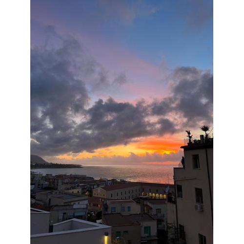 Window on the sunset