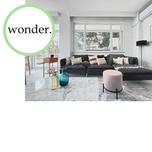 Wonder Homes- Stylish 4BR Flat, Terrace, Sea View, Kabatas