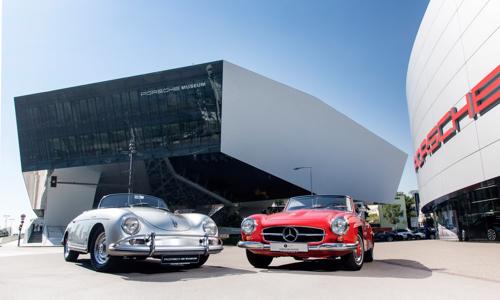 Automobilový zážitok v Stuttgarte: Vstupenky do Múzea Porsche a Múzea Mercedes-Benz + prémiové ubytovanie