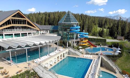 Bukowina Tatrzańska v Hoteli Harnas *** s raňajkami či polpenziou a neobmedzeným vstupom do termálov + bicykle