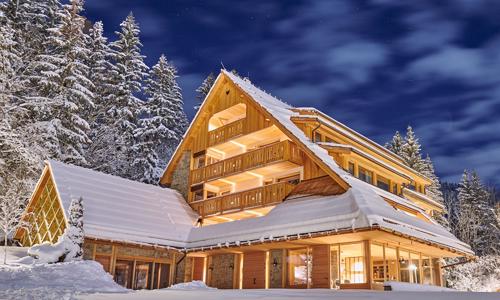 Jezersko pri Planšarskom jazere v Boutique Hoteli Vila Planinka ***** s raňajkami/polpenziou + možnosť sauny
