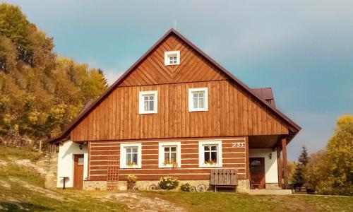 Krkonošský národný park pri výletných cieľoch: Dovolenka v Chalupe Strážné s polpenziou + úschovňa bicyklov