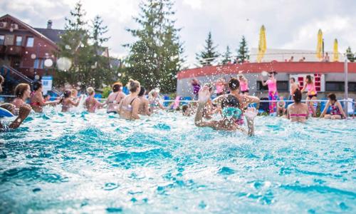 Liptov: Bešeňová len 950 m od aquaparku a kúpeľov v štúdiu alebo apartmáne s kuchynkou vo Ville Michaela
