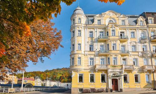 Mariánské Lázně pri Hlavnej kolonáde v Hoteli Belvedere Spa & Wellness **** s polpenziou, bazénom a saunou