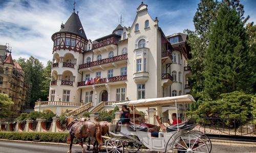 Pobyt v Karlových Varoch vo Ville Trocnov s raňajkami alebo polpenziou a neobmedzeným wellness + welcome drink