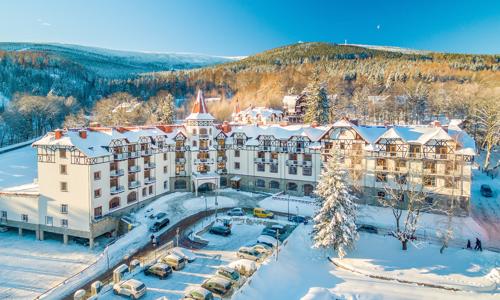 Poľské kúpele 1,5 km od zjazdovky: Hotel Buczyński Medical & Spa **** s polpenziou a neobmedzeným wellness