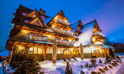 Poľské Tatry: Białka Tatrzańska v Penzióne Burkaty *** s raňajkami/polpenziou + neobmedzené wellness a sauny