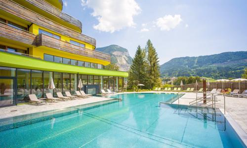 Relax v Tirolsku s výhľadom na hory: Hotel Das Sieben ****+ s raňajkami, wellness centrom (6 sáun) a programom