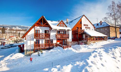 Rokytnica nad Jizerou 600 m od zjazdovky: Hotel Helena *** s polpenziou, saunou a aktivitami + zľava na skipas