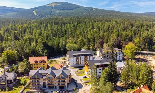 Szklarska Poręba luxusne v apartmáne so saunou: Rezydencja Aqua s raňajkami a wellness + soľná jaskyňa a herne