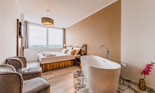 Tábor: Hotel Palcát *** s raňajkami, neobmedzeným wellness (vírivka, sauny) a 50 % zľavou na kúpeľ a fitness