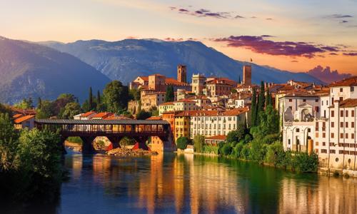 Taliansko pri Benátkach a Verone: Bassano del Grappa v Bonotto Hoteli Belvedere **** s raňajkami formou bufetu