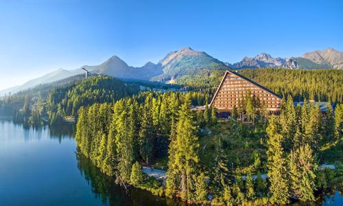 Vysoké Tatry s výhľadom na Štrbské pleso: Hotel Patria **** s prepychovým neobmedzeným wellness + polpenzia
